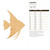 Angelfish Wood Cutout Craft Blank, Unfinished Baltic Birch DIY Shape for Crafts and Decor