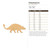 Ankylosaurus Wood Cutout - Unfinished Baltic Birch Craft Shape