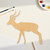 Antalope 1 Wood Cutout - Unfinished Baltic Birch Craft Shape