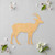 Antelope0038 Wood Cutout - Unfinished Baltic Birch Craft Shape