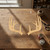 Antlers Wood Cutout Craft Blank, Unfinished Baltic Birch DIY Shape for Crafts and Decor