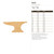 Anvil Wood Cutout Craft Blank, Unfinished Baltic Birch DIY Shape for Crafts and Decor