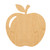 Apple 2 Wood Cutout for Crafts, Unfinished Baltic Birch Craft Shape