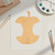 Apple Core Wood Cutout Craft Blank, Unfinished Baltic Birch DIY Shape for Crafts and Decor