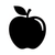 Apple Large Wood Cutout Craft Blank, Unfinished Baltic Birch DIY Shape for Crafts and Decor