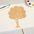 Apple Tree Wood Cutout Craft Blank, Unfinished Baltic Birch DIY Shape for Crafts and Decor