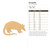 Armadillo Wood Cutout - Unfinished Baltic Birch Craft Shape