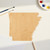 Arkansas Wood Cutout for Crafts, Unfinished Baltic Birch Craft Shape