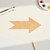 Arrow 3 Wood Cutout Craft Blank, Unfinished Baltic Birch DIY Shape for Crafts and Decor
