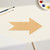 Arrow 3 Wood Cutout for Crafts, Unfinished Baltic Birch Craft Shape