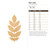 Ash Leaf Wood Cutout for Crafts, Unfinished Baltic Birch Craft Shape