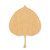Aspen Leaf Wood Cutout - Unfinished Baltic Birch Craft Shape