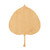 Aspen Leaf Wood Cutout for Crafts, Unfinished Baltic Birch Craft Shape