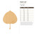 Aspen Leaf Wood Cutout for Crafts, Unfinished Baltic Birch Craft Shape