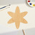 Asterisk Wood Cutout Craft Blank, Unfinished Baltic Birch DIY Shape for Crafts and Decor