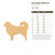 Australian Shepherd Wood Cutout - Unfinished Baltic Birch Craft Shape