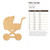 Baby Carriage Wood Cutout - Unfinished Baltic Birch Craft Shape