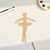 Ballerina 2 Wood Cutout - Unfinished Baltic Birch Craft Shape