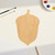 Acorn 1 Wood Cutout Craft Blank, Unfinished Baltic Birch DIY Shape for Crafts and Decor