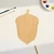 Acorn 1 Wood Cutout Craft Blank, Unfinished Baltic Birch DIY Shape for Crafts and Decor