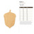 Acorn 1 Wood Cutout - Unfinished Baltic Birch Craft Shape