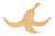 Banana Peel Wood Cutout - Unfinished Baltic Birch Craft Shape