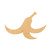 Banana Peel Wood Cutout for Crafts, Unfinished Baltic Birch Craft Shape
