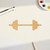 Barbell Wood Cutout Craft Blank, Unfinished Baltic Birch DIY Shape for Crafts and Decor