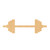 Barbell Wood Cutout for Crafts, Unfinished Baltic Birch Craft Shape