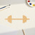 Barbell Wood Cutout for Crafts, Unfinished Baltic Birch Craft Shape