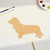 Basset Hound Wood Cutout for Crafts, Unfinished Baltic Birch Craft Shape