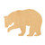 Bear 2 Wood Cutout for Crafts, Unfinished Baltic Birch Craft Shape