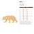 Bear 3 Wood Cutout - Unfinished Baltic Birch Craft Shape