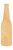 Beer Bottle Wood Cutout Craft Blank, Unfinished Baltic Birch DIY Shape for Crafts and Decor