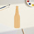 Beer Bottle Wood Cutout Craft Blank, Unfinished Baltic Birch DIY Shape for Crafts and Decor