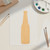 Beer Bottle Wood Cutout for Crafts, Unfinished Baltic Birch Craft Shape