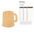 Beer Mug Wood Cutout - Unfinished Baltic Birch Craft Shape