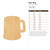 Beer Mug Wood Cutout for Crafts, Unfinished Baltic Birch Craft Shape