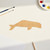 Beluga Whale Wood Cutout - Unfinished Baltic Birch Craft Shape