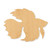 Betta Fish Wood Cutout - Unfinished Baltic Birch Craft Shape