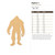Bigfoot 1 Wood Cutout - Unfinished Baltic Birch Craft Shape