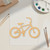 Bike Wood Cutout - Unfinished Baltic Birch Craft Shape