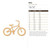 Bike Wood Cutout - Unfinished Baltic Birch Craft Shape