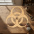 Biohazardsymbol Wood Cutout Craft Blank, Unfinished Baltic Birch DIY Shape for Crafts and Decor