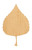 Birch Leaf Wood Cutout Craft Blank, Unfinished Baltic Birch DIY Shape for Crafts and Decor