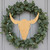Bison Skull 2 Wood Cutout - Unfinished Baltic Birch Craft Shape