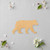 Black Bear Wood Cutout - Unfinished Baltic Birch Craft Shape