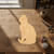 Cat 2 Wood Cutout for Crafts, Unfinished Baltic Birch Craft Shape