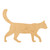 Cat 3 Wood Cutout for Crafts, Unfinished Baltic Birch Craft Shape