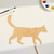 Cat 3 Wood Cutout for Crafts, Unfinished Baltic Birch Craft Shape